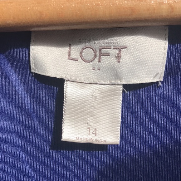 Ann Taylor Loft Dress size 14 Contrasting Color Block - Picture 5 of 9